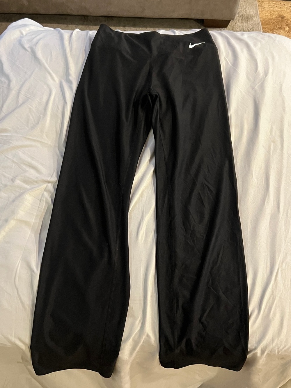 Nike Black Dri-FIT Leggings with White Swoosh